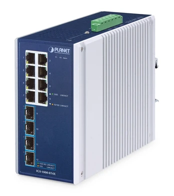 Planet Technology Corp Planet Industrial 8-Port Switch IGS-1000-8T4X