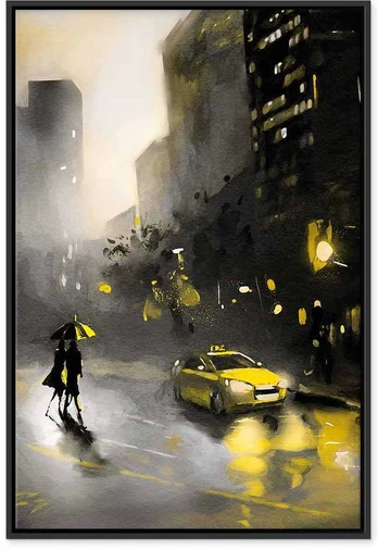 Artgeist Paveikslas - City Glow (1 Part) Vertical