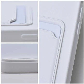 OEM dėklas, skirtas „iPhone 15 PRO“ kortelių dėklui, baltas