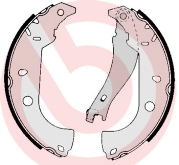 Stabdžių trinkelių komplektas BREMBO S 23 511