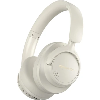 Belaidės uždaro tipo ausinės Boompods Headpods ANC+, Sand