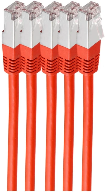 Shiverpeaks Patchkabel cat6 S/FTP LSZH VE5 raudona 0,5m
