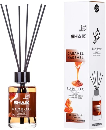 Namų kvapas su lazdelėmis Shaik Karamelė, 115 ml