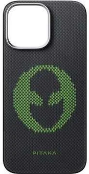 Dėklas Pitaka x Aries Tactile Woven Case, Alien - iPhone 16 Pro