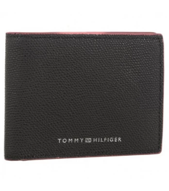 Tommy Hilfiger TH Struc Leather Mini Cc Wallet AM0AM11607 BDS (TH924-a) rankinė