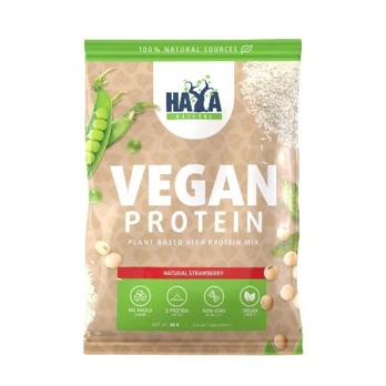 Haya Labs Vegan Protein 36 g. (mėginėlis) - Natural Strawberry skonis