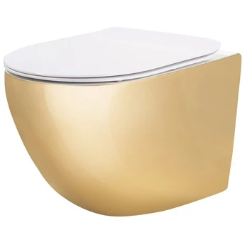 Pakabinamas klozetas Rea REA-C6808 Gold