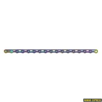 Grandinė SRAM Red E1 Flattop 126Links Rainbow w/ PowerLock