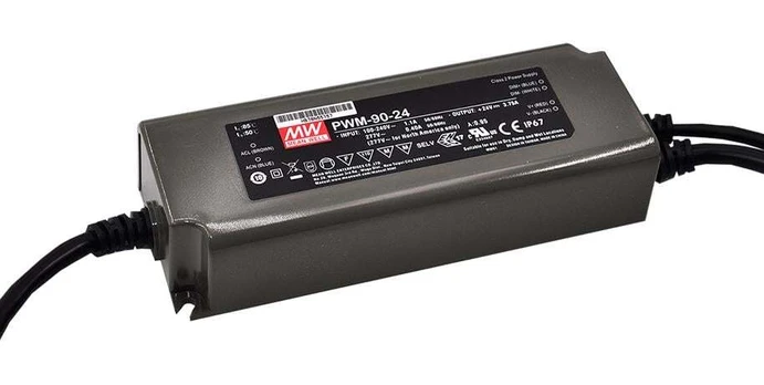 Impulsinis maitinimo šaltinis 24V 3.75A 90W IP67, dimeriuojamas