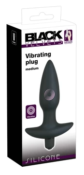 Black Velvets Black Velvet Vibr.Medium Plug Analinis kaištis kaina