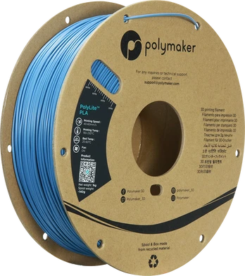 Polymaker PolyLite PLA - 1.75mm - 1kg - Stone Mėlyna
