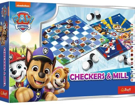 TREFL PAW PATROL Žaidimas „Šaškės ir malūnas“