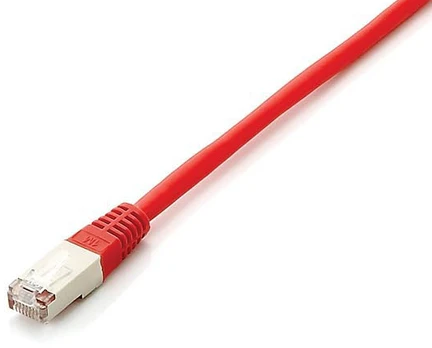 Equip Patchkabel Cat6A S/FTP 2xRJ45 0.50m raudona Plat.LSZH Polybeutel