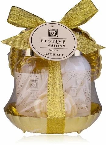 Accentra Bath set FESTIVE EDITION in clam-shaped box
