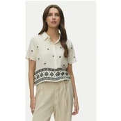 Vero Moda Marškiniai Kai 10345548 Smėlio Regular Fit
