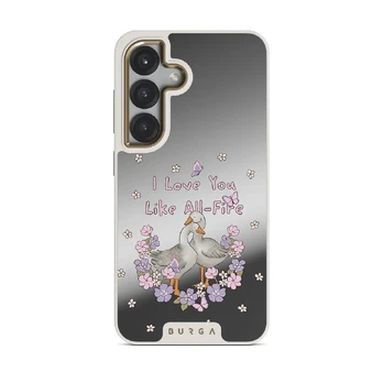 All-Fire - Samsung Galaxy S25 Case, Elite Mirror Light (Magnetic) / Gold