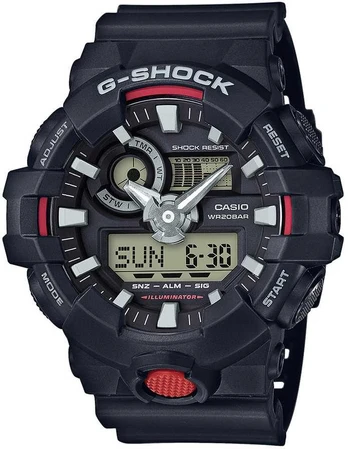 Vyriškas laikrodis CASIO G-SHOCK GA-700-1AER (zd140e)