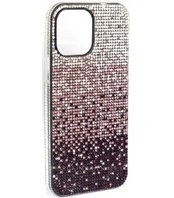 Raudonas dėklas su blizgučiais Apple iPhone 13 Pro Max telefonui "Tel Protect Diamond Case"