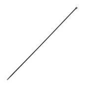 Tvirtinimo dirželis Elematic, poliamidas, juoda, 370 mm x 3.6 mm