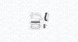 Alyvos aušintuvas, variklio alyva MAGNETI MARELLI 350300003000