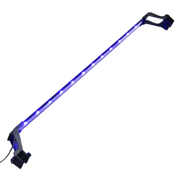 LED akvariumo lempa su spaustukais, mėlyna ir balta, 90-105cm