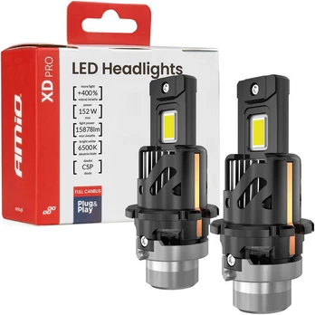 Żarówki samochodowe led xd pro d4s d4r full canbus amio-04682