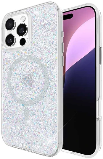Case-Mate Twinkle MagSafe – dėklas, skirtas iPhone 16 Pro Max (diskoteka)