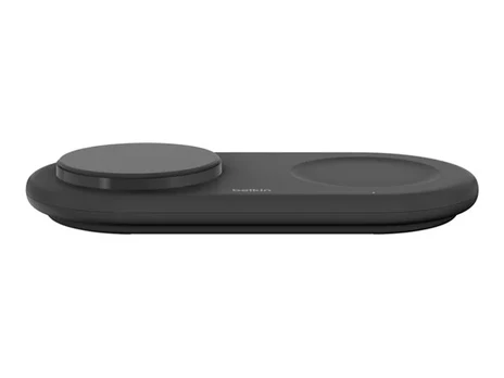 BoostCharge Pro Qi2 15W dual charger, black
