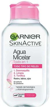 Garnier SkinActive Micellar Vanduo All In 1 Travel Format, 100 ml