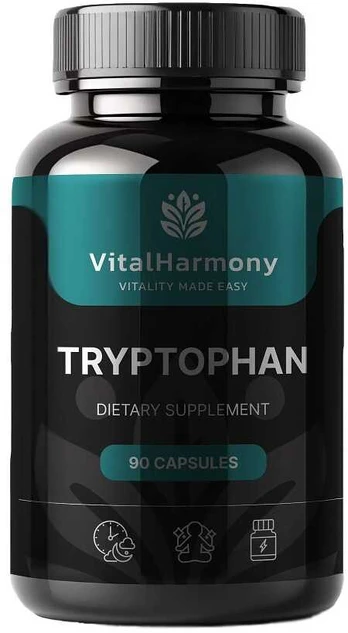 Pagaminta Es VitalHarmony Tryptophan 90 kapsulių