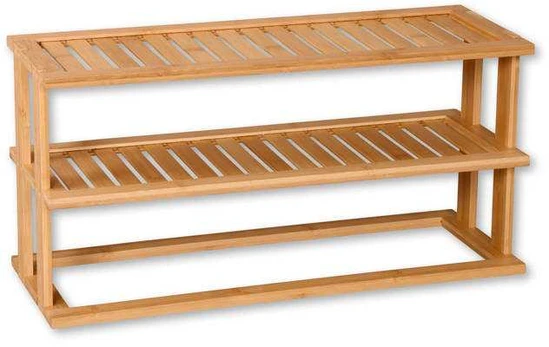 Bamboo kitchen shelf for countertop, two-tier, 55 x 20 cm, Kesper