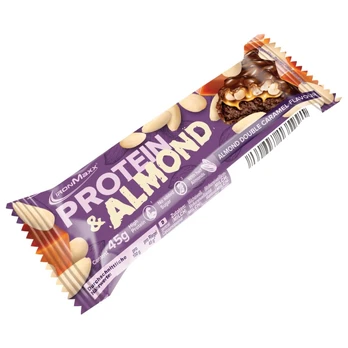 IronMaxx Protein & Almond Bar 45 g. - Almond Double Caramel skonis