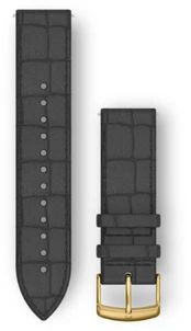 Garmin watch strap Quick Release 20mm, black/alligator kaina