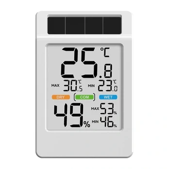 Rainpoint BALDRTHERM B0590TH-V6 Solar-Powered Thermohygrometer with a Large Screen