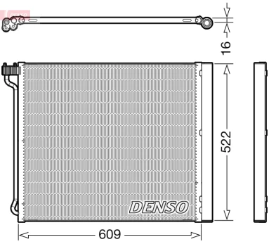 DENSO DCN05034 Air conditioning condenser