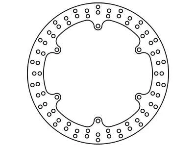 Brake disc MST264 front fixed TRW 320/198/4mm/216mm