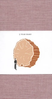 5 Year Diary: Red Cover