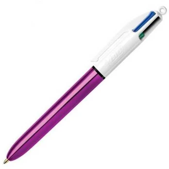 Karžygio Ženklas Bic Shine Sidabrinis Balta (12 Dalys)