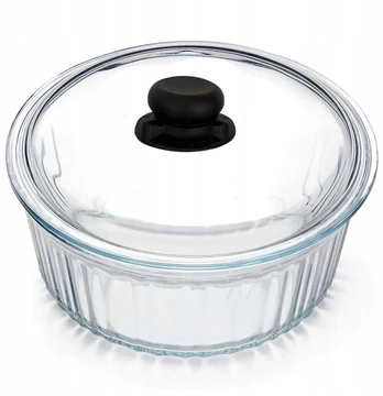 Simax stiklinė kepimo forma su dangčiu 18 cm - 1,5 l