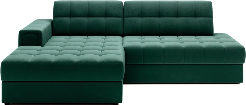 Kampinė sofa Blezalt, žalia