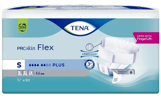 Sauskelnės suaugusiems Tena Flex Plus S, 30 vnt.