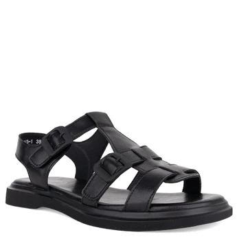 Basutės moterims, Juoda, Sandals