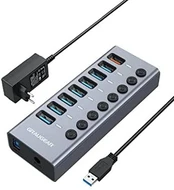 GRAUGEAR G-HUB71-A interface hub USB 3.2 Gen 1 (3.1 Gen 1) Type-A 5000 Mbit/s