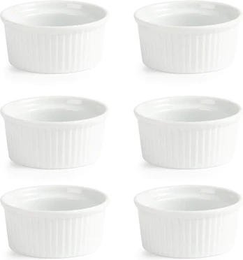 Ramekin, Crème Brûlée indas, 9 cm, 6 dalių
