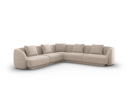 Reversible Corner Sofa, "Tulum", 5 Seats, 255x255x70 Made in Europe