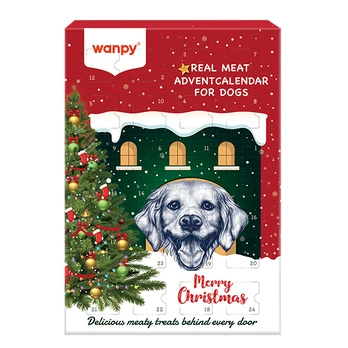 Wanpy advento kalendorius šunims xmas, 100g