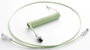Klaviatūros laidas Cablemod Pro Coiled Keyboard Cable USB-C / USB Typ-A 150cm, žalia