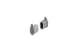 Dangtelis Dolle, 3.1 cm x 3.2 cm, pilka, plastikas, 2 vnt. kaina