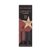 MAX FACTOR SET Lipfinity Lip Colour pomadka do ust 125 So Glamorous 2 3ml Top Coat 1 9g