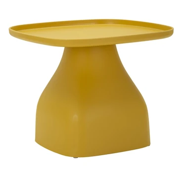 Kavos staliukas Gea, Geltona, 48 × 38 × 48 cm